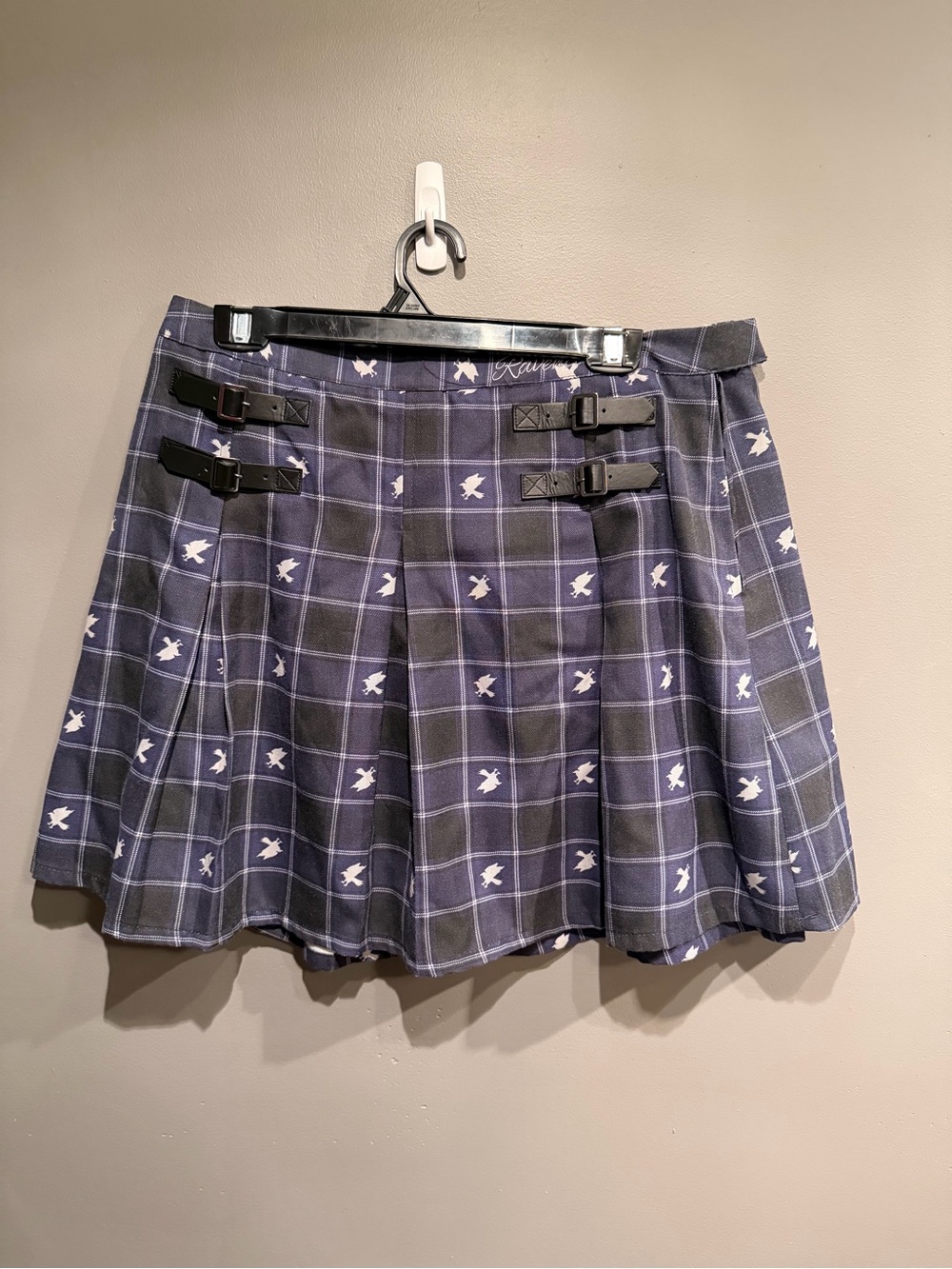 Harry Potter Ravenclaw Plaid Pleated Skirt Women’s Plus Size 2X Wizarding World